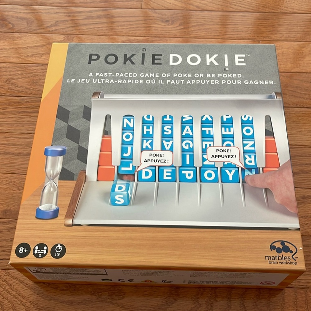 POKIE DOKIE GAME Fast-paced Word Letters Competitive Race Fun Spelling Sealed